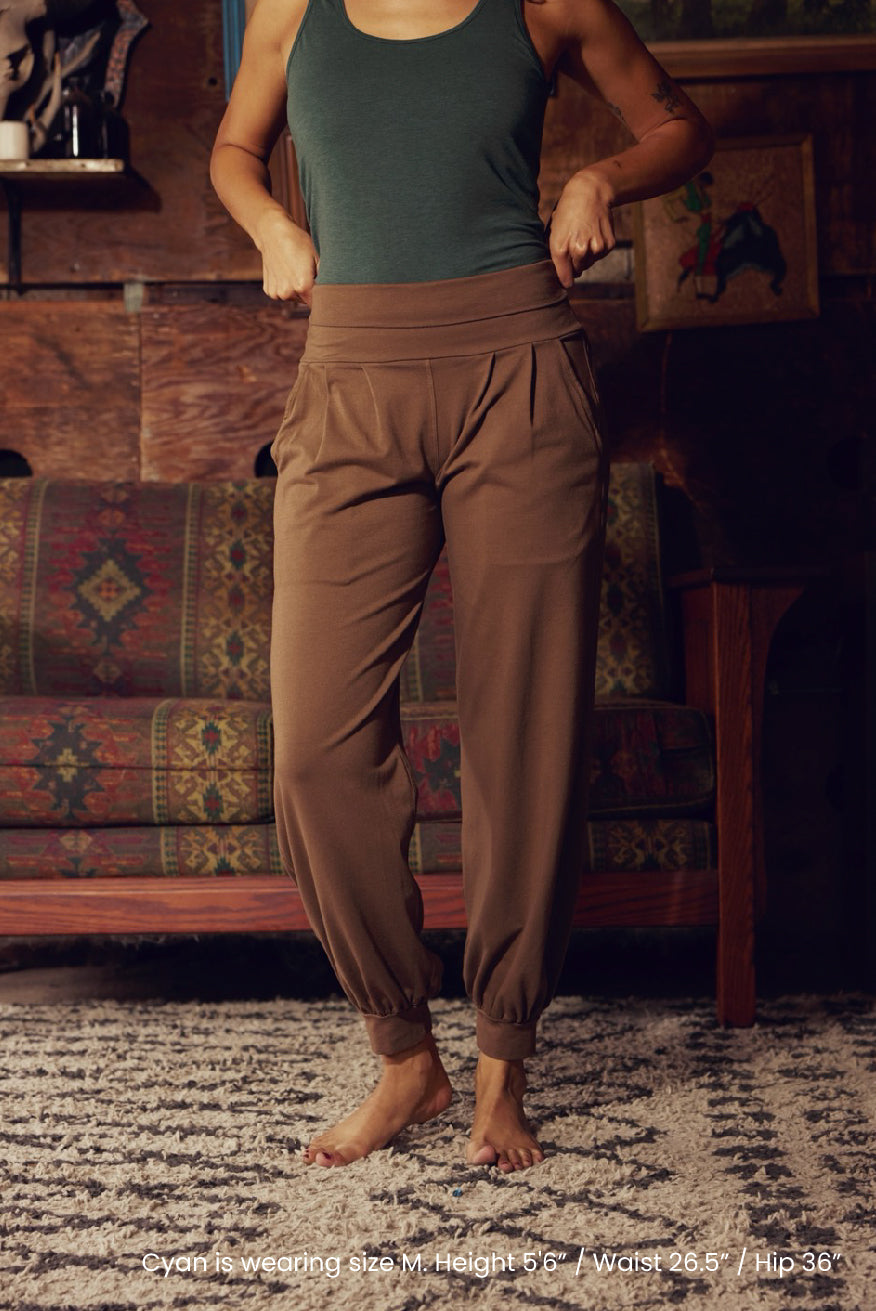 GINKO COTTON PANTS / ACORN