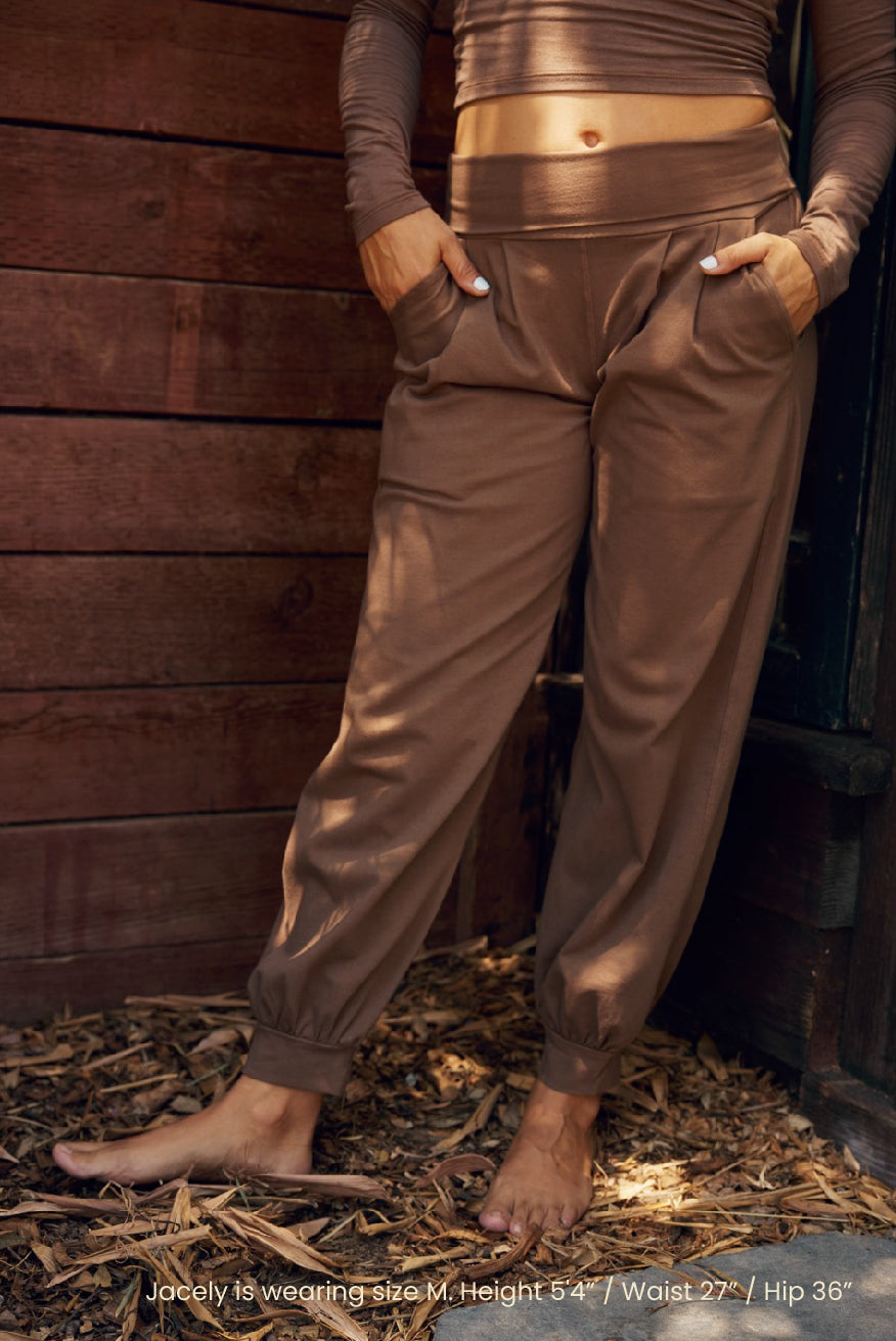 GINKO COTTON PANTS / ACORN