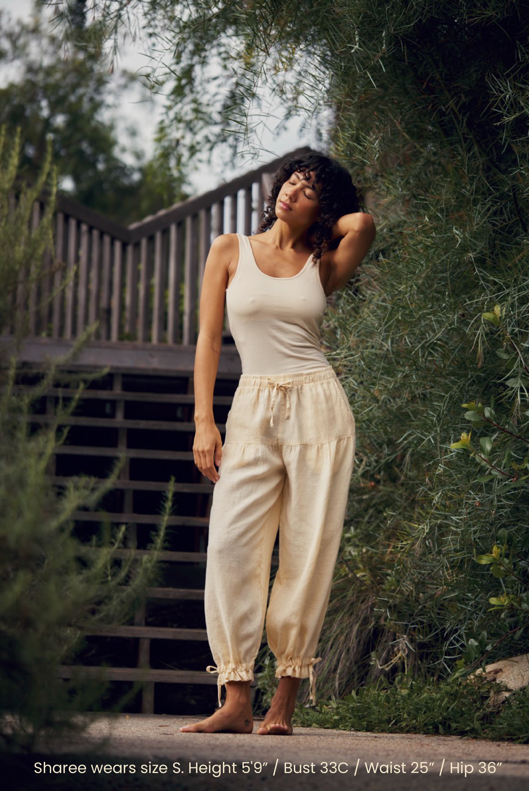 JASMIN LINEN PANTS / CREAM – SOKOI