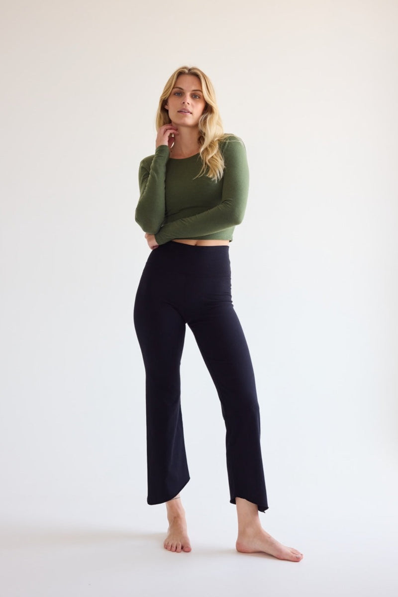 【BAON】Moiko Cool Wide Cotton Pants COYOTE COTTON PANTS / BLACK – SOKOI