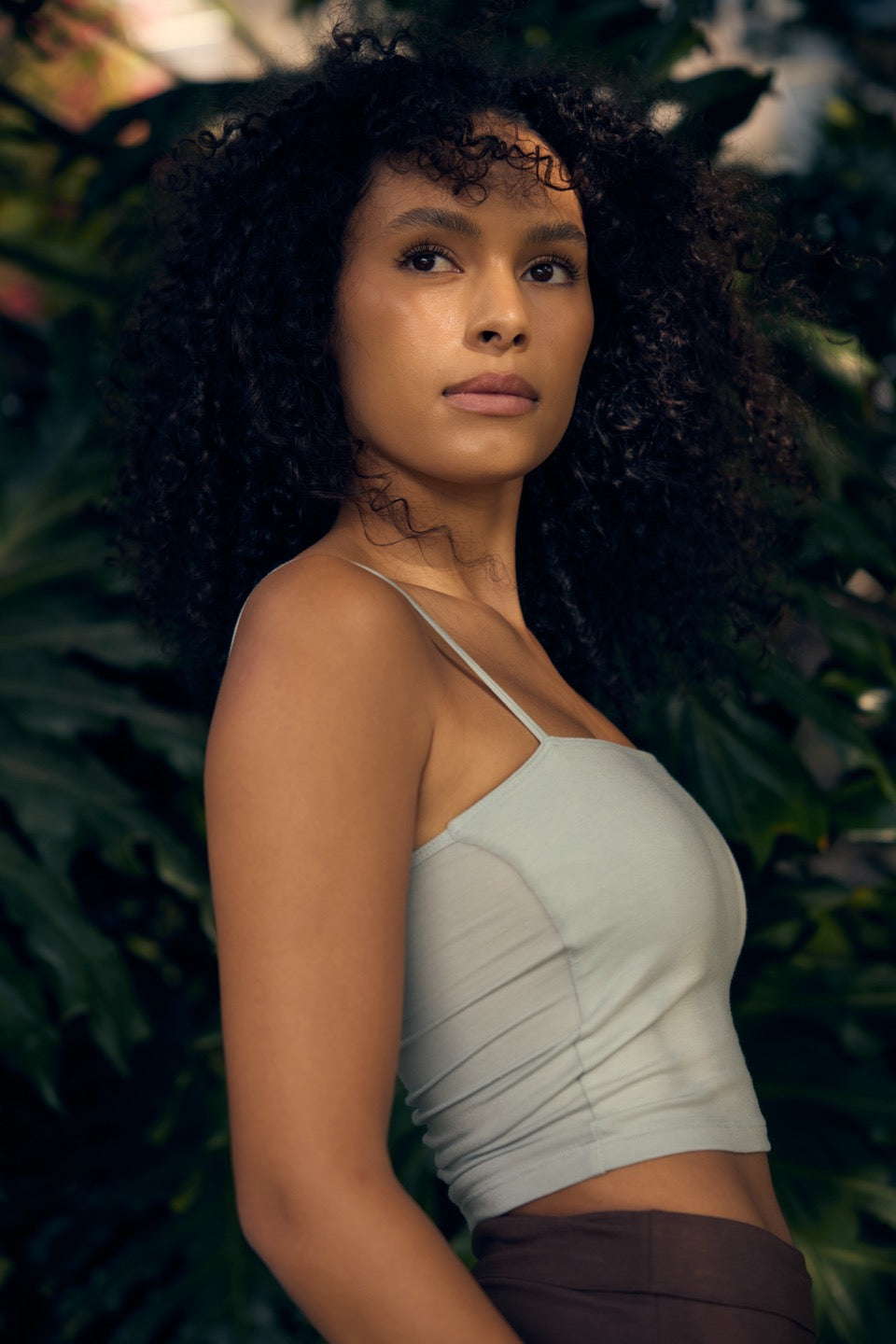 PINE STRAIGHT NECK TANK / BLUE MIST