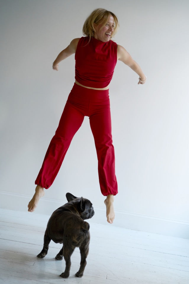 KARA MUSHROOM PANTS / FIRE