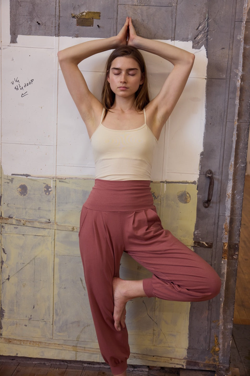 GINKO COTTON PANTS / ROSE