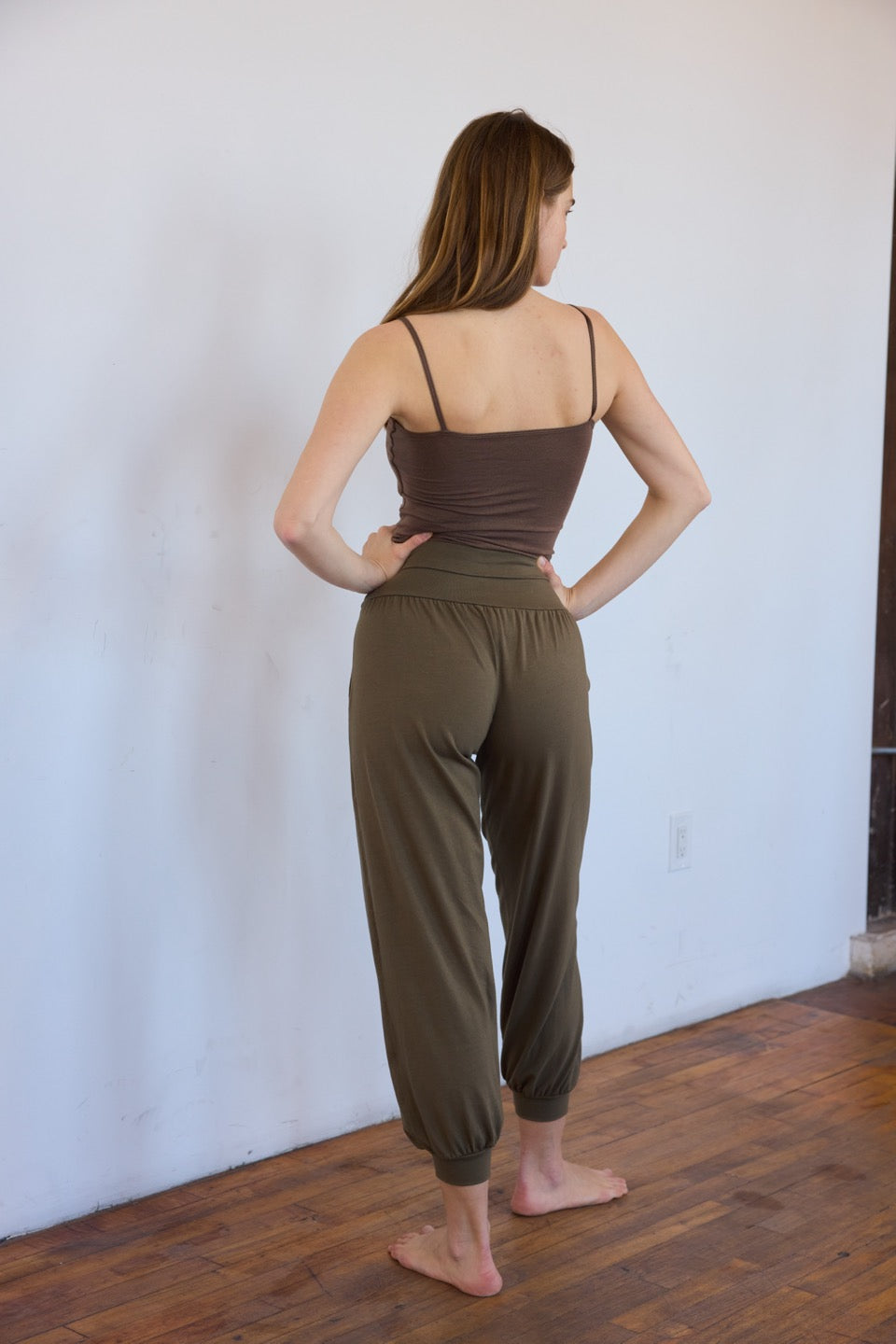 GINKO COTTON PANTS / OLIVE