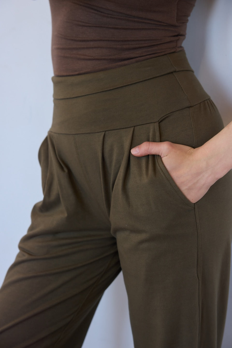 GINKO COTTON PANTS / OLIVE