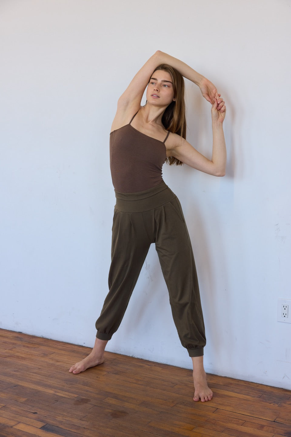 GINKO COTTON PANTS / OLIVE
