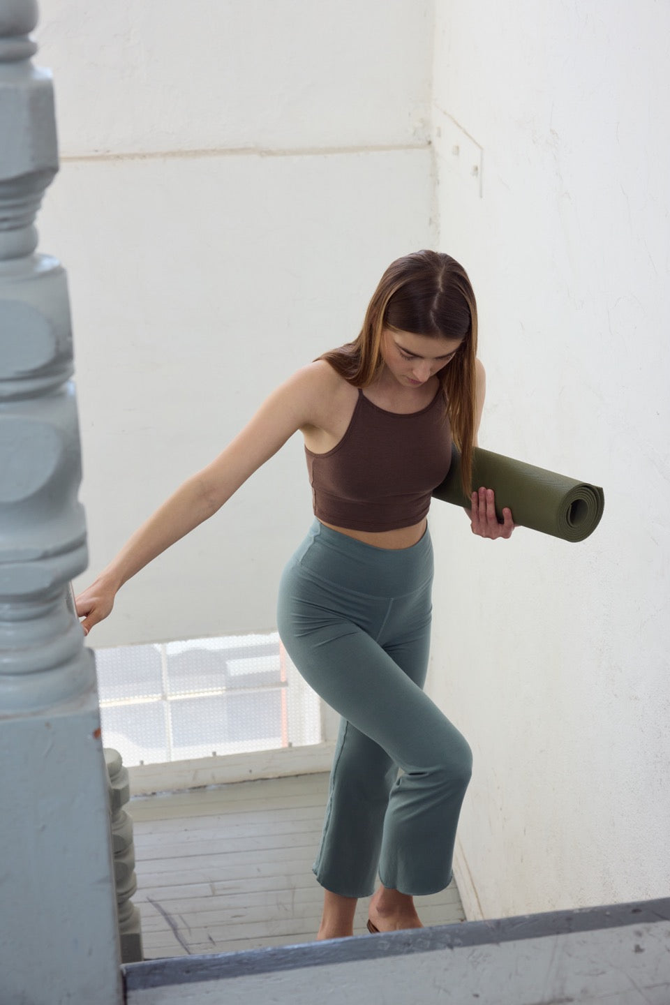 COYOTE COTTON PANTS / BLUE MOSS