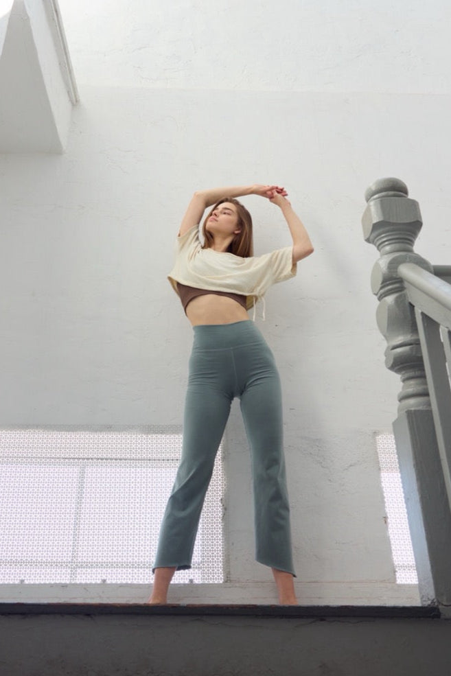 COYOTE COTTON PANTS / BLUE MOSS