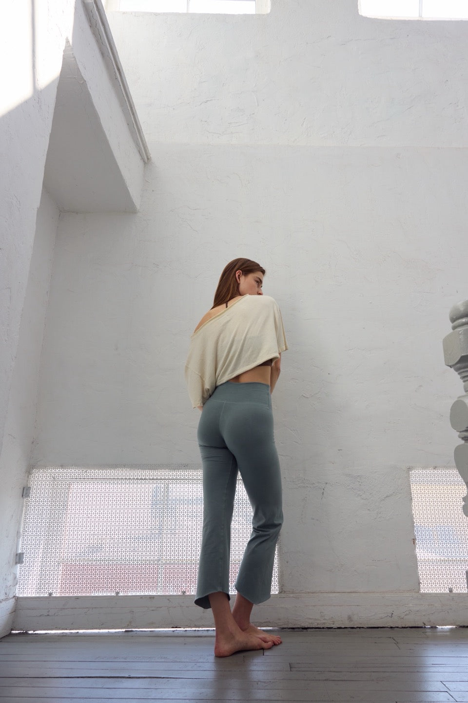 COYOTE COTTON PANTS / BLUE MOSS