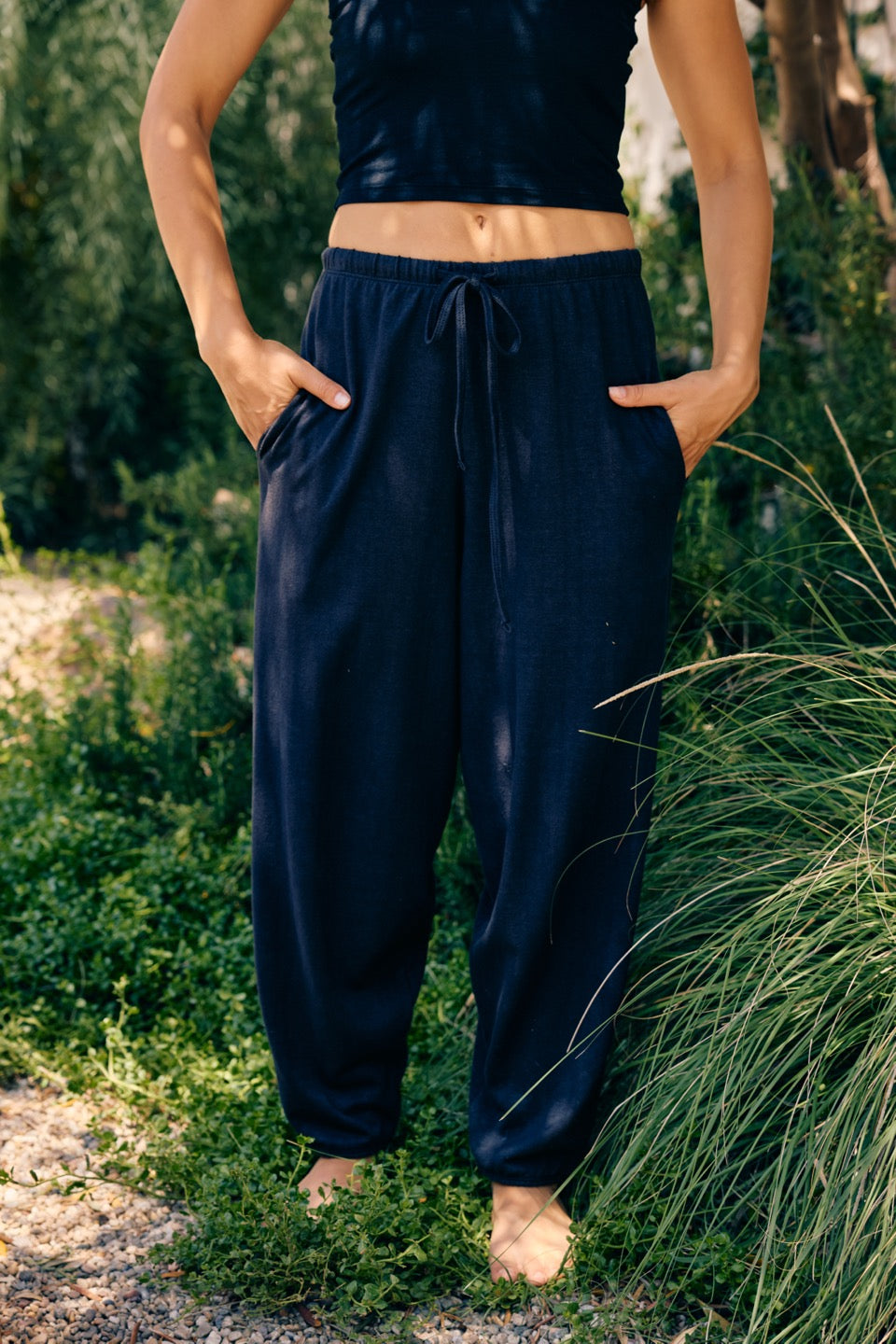 CEDAR HEMP JOGGER / BLACK