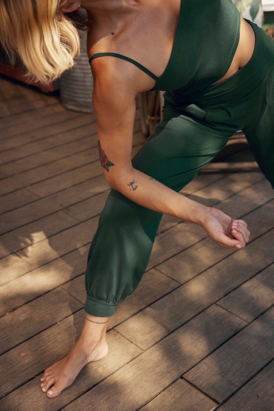 GINKO COTTON PANTS / PINE