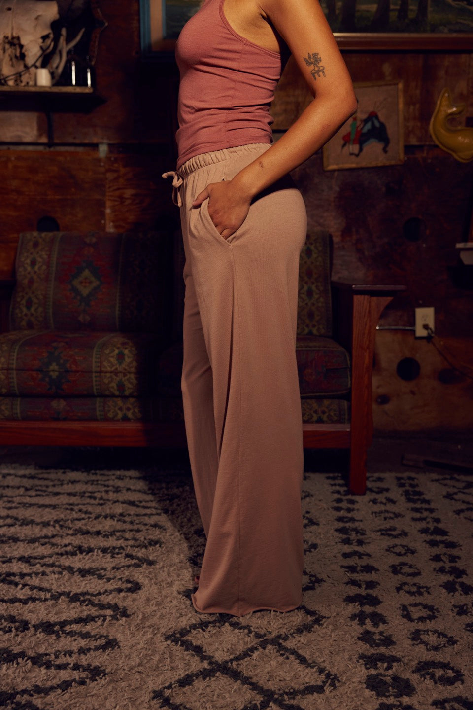 YARROW COTTON PANTS / MOCHA MOUSSE