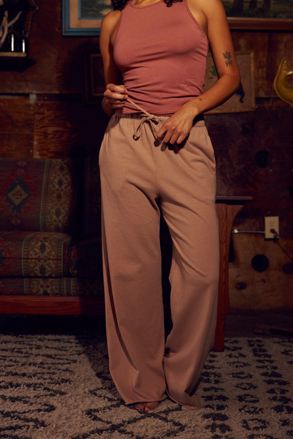 YARROW COTTON PANTS / MOCHA MOUSSE