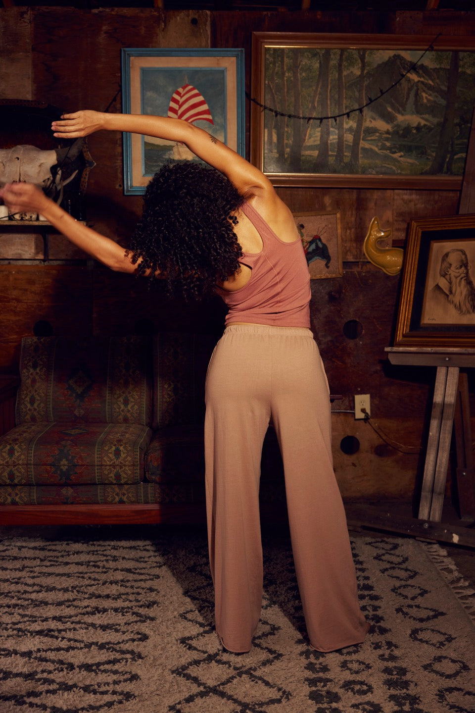 YARROW COTTON PANTS / MOCHA MOUSSE
