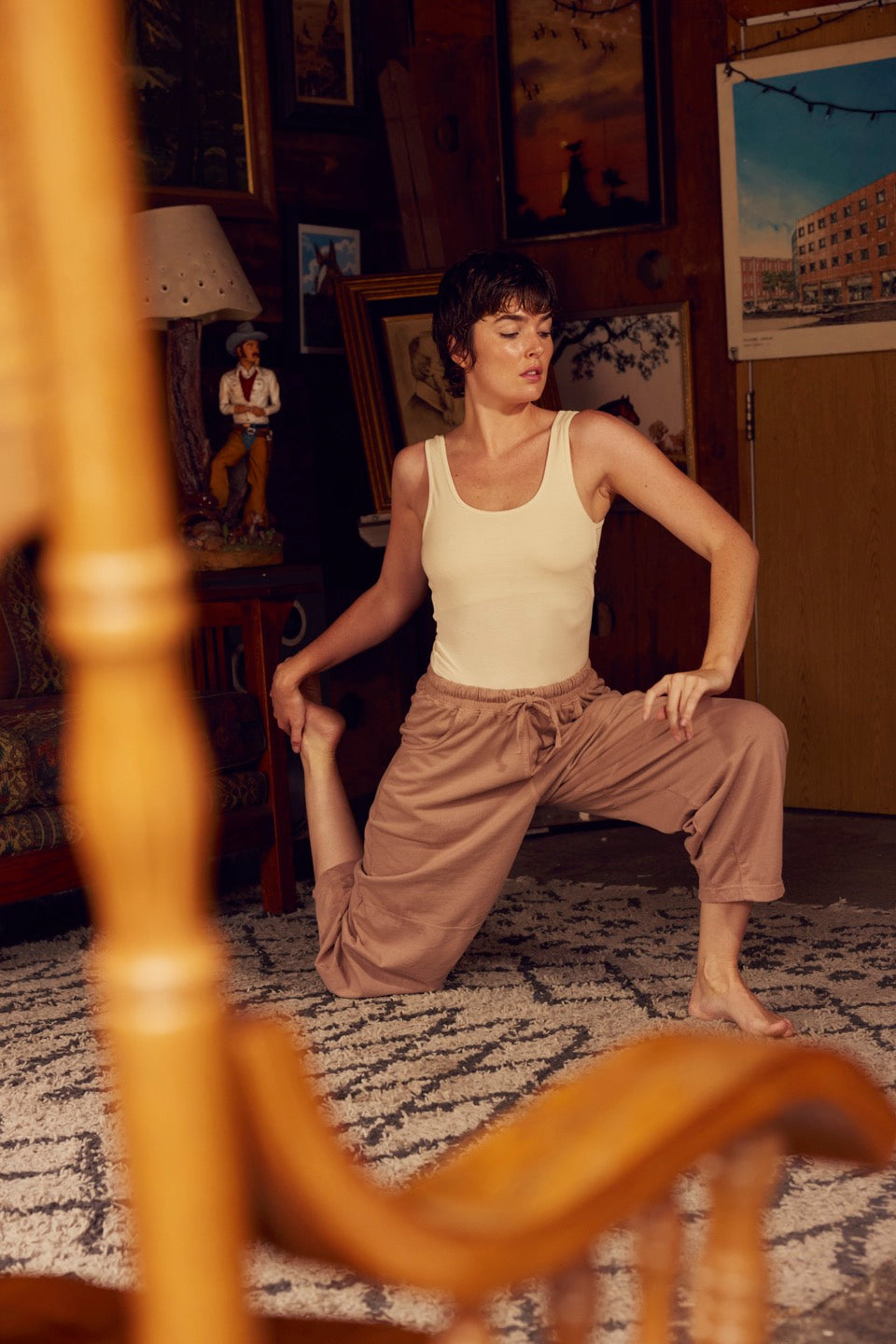 SAGUARO COTTON PANTS / MOCHA MOUSSE