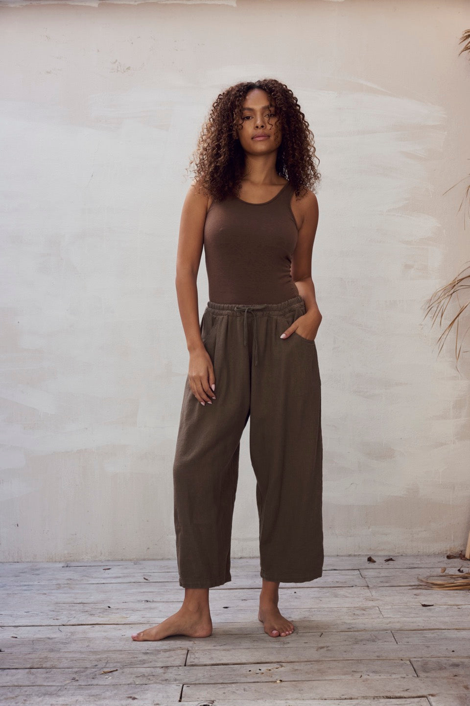 LAUREL HEMP PANTS / CHARCOAL – SOKOI