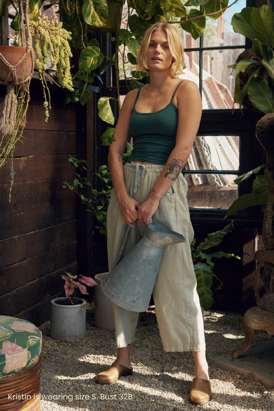 YUCCA STRAPPY BACK TANK / PINE