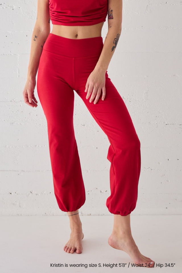KARA MUSHROOM PANTS / FIRE
