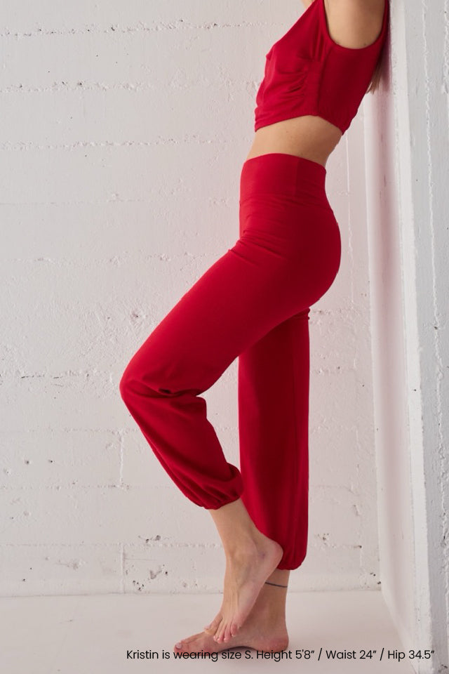 KARA MUSHROOM PANTS / FIRE