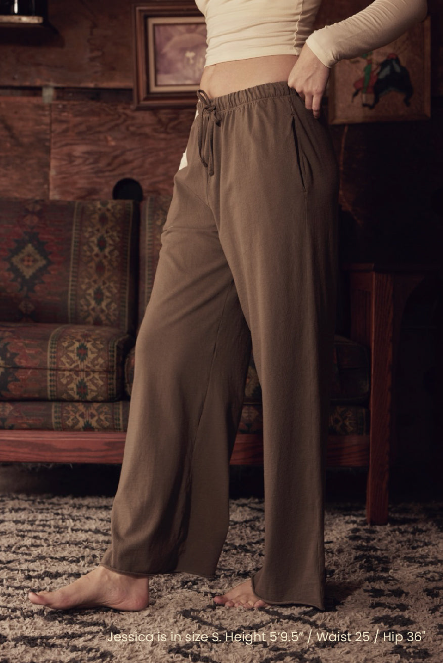 YARROW COTTON PANTS / MUSHROOM