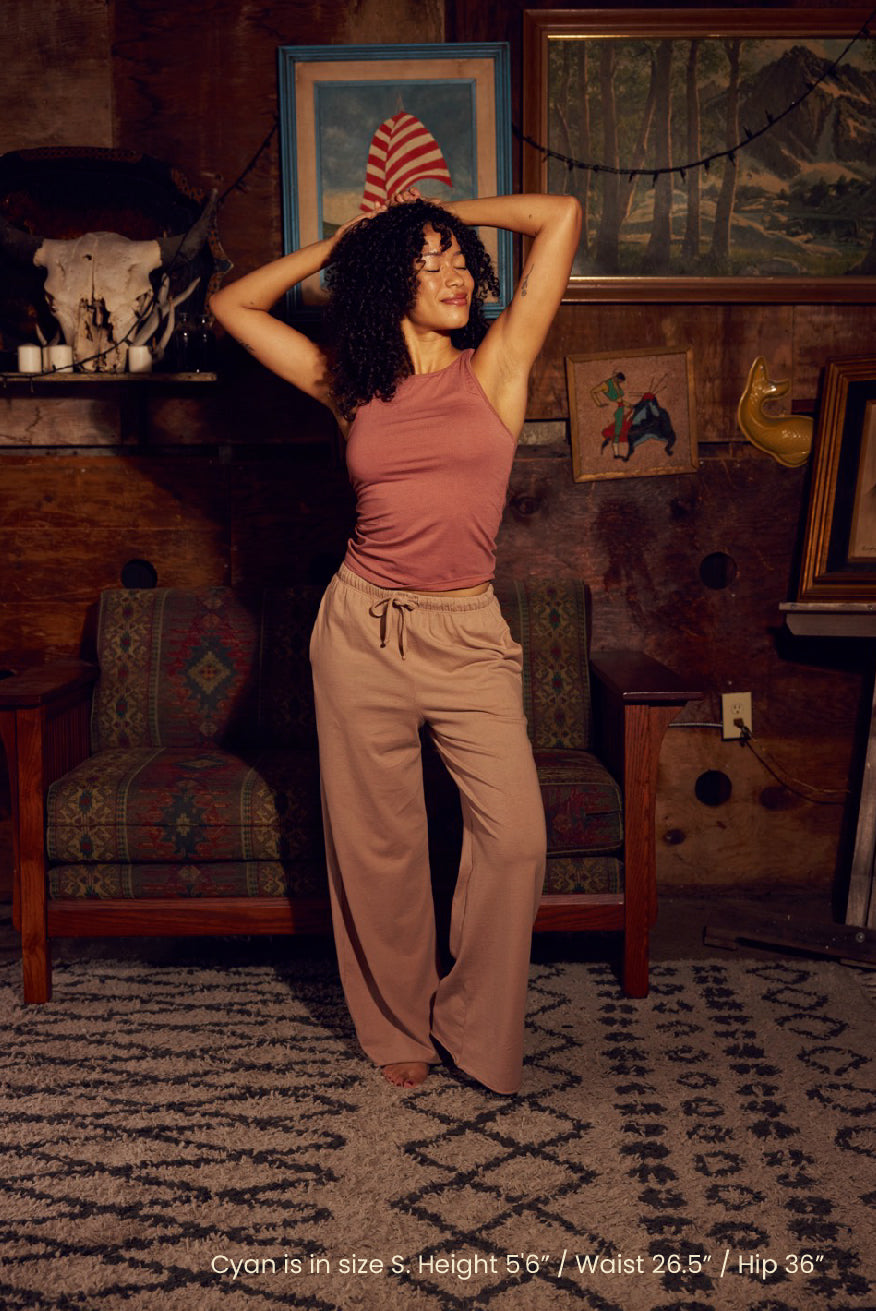 YARROW COTTON PANTS / MOCHA MOUSSE