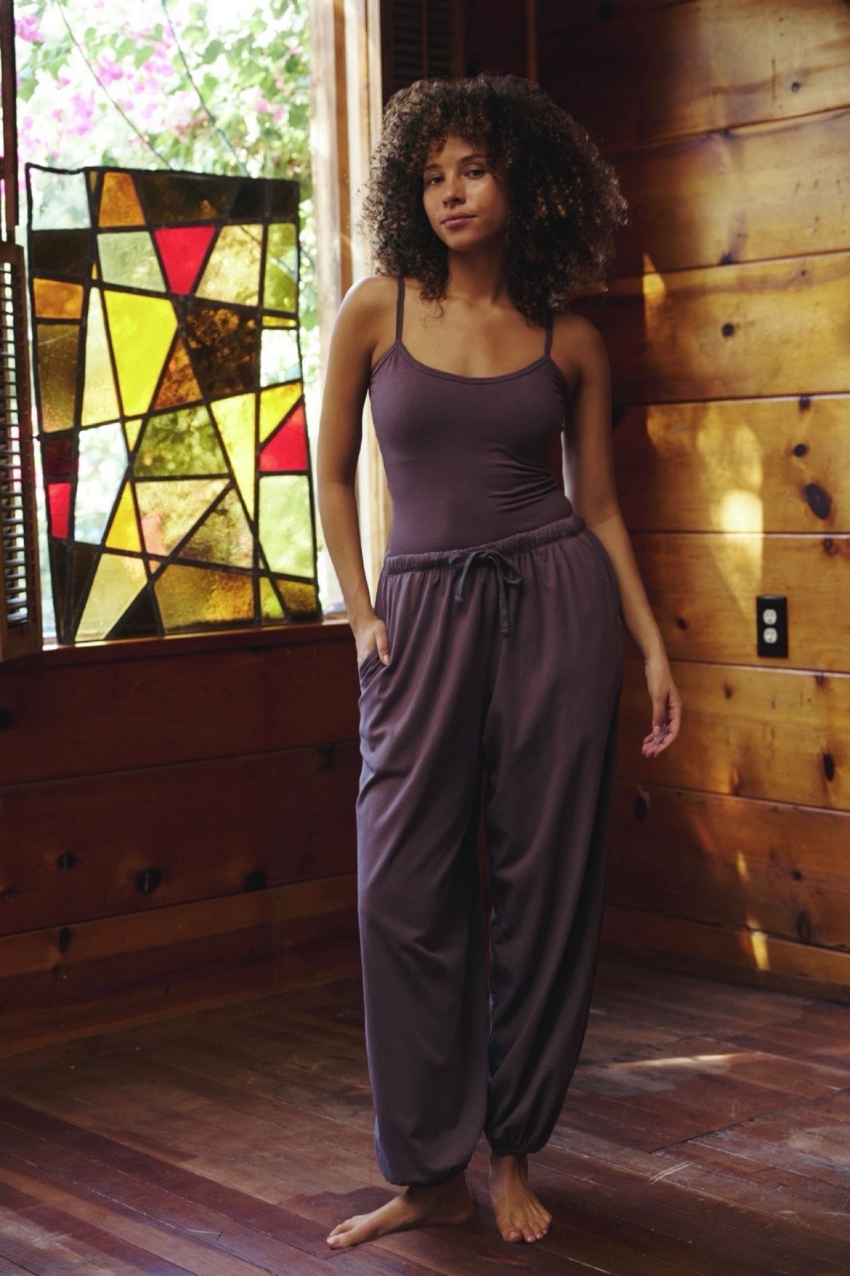 YUCCA STRAPPY BACK TANK / LAVENDER