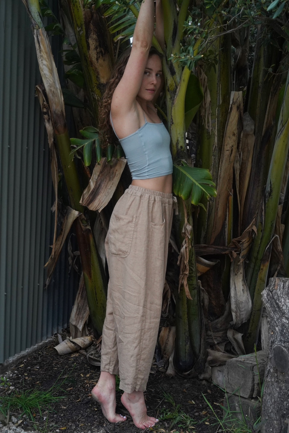 LAUREL LINEN PANTS / CHAI TEA – SOKOI