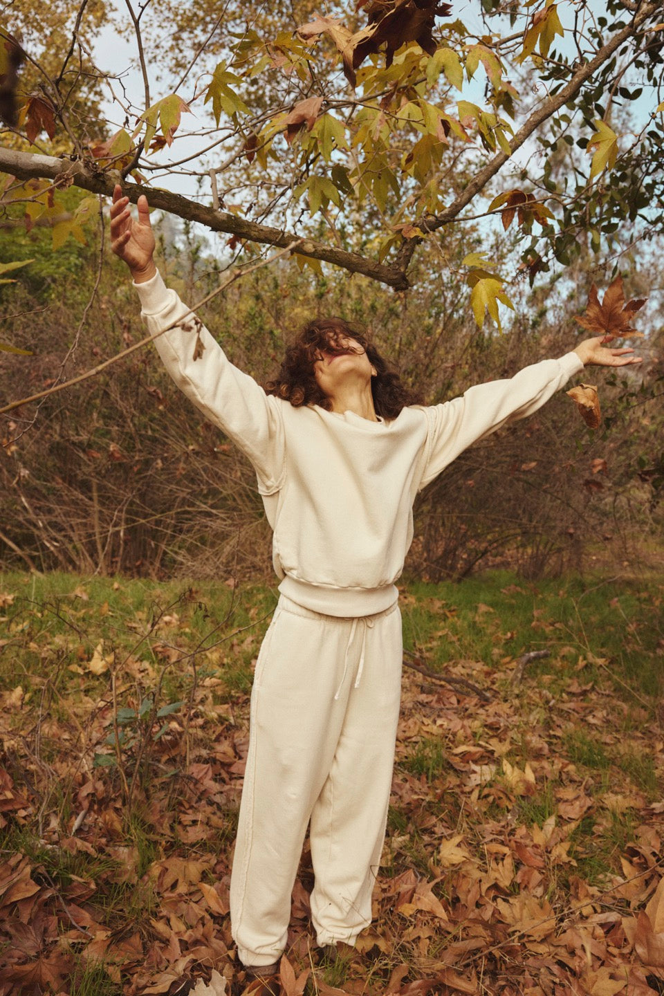 ORCHID TERRY JOGGER / NATURAL