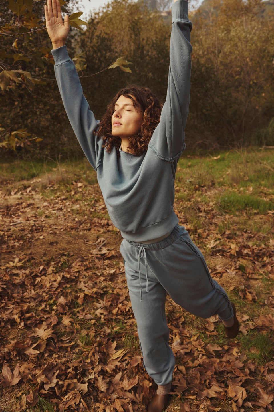 MARENGO SWEATSHIRTS / CHARCOAL BLUE