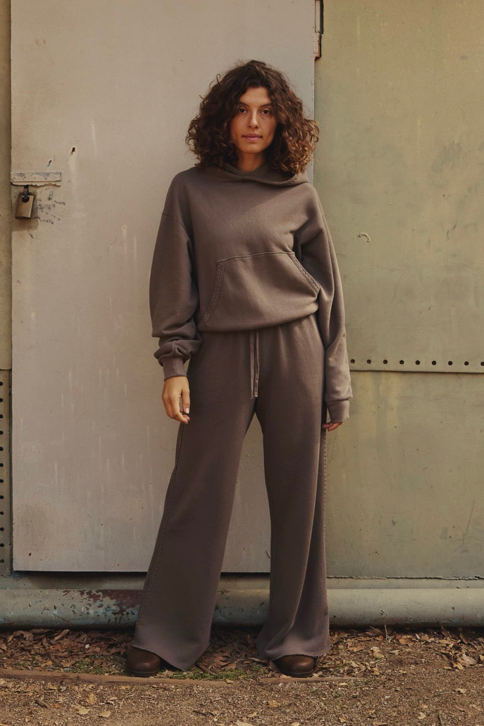 YARROW TERRY PANTS / MUSHROOM