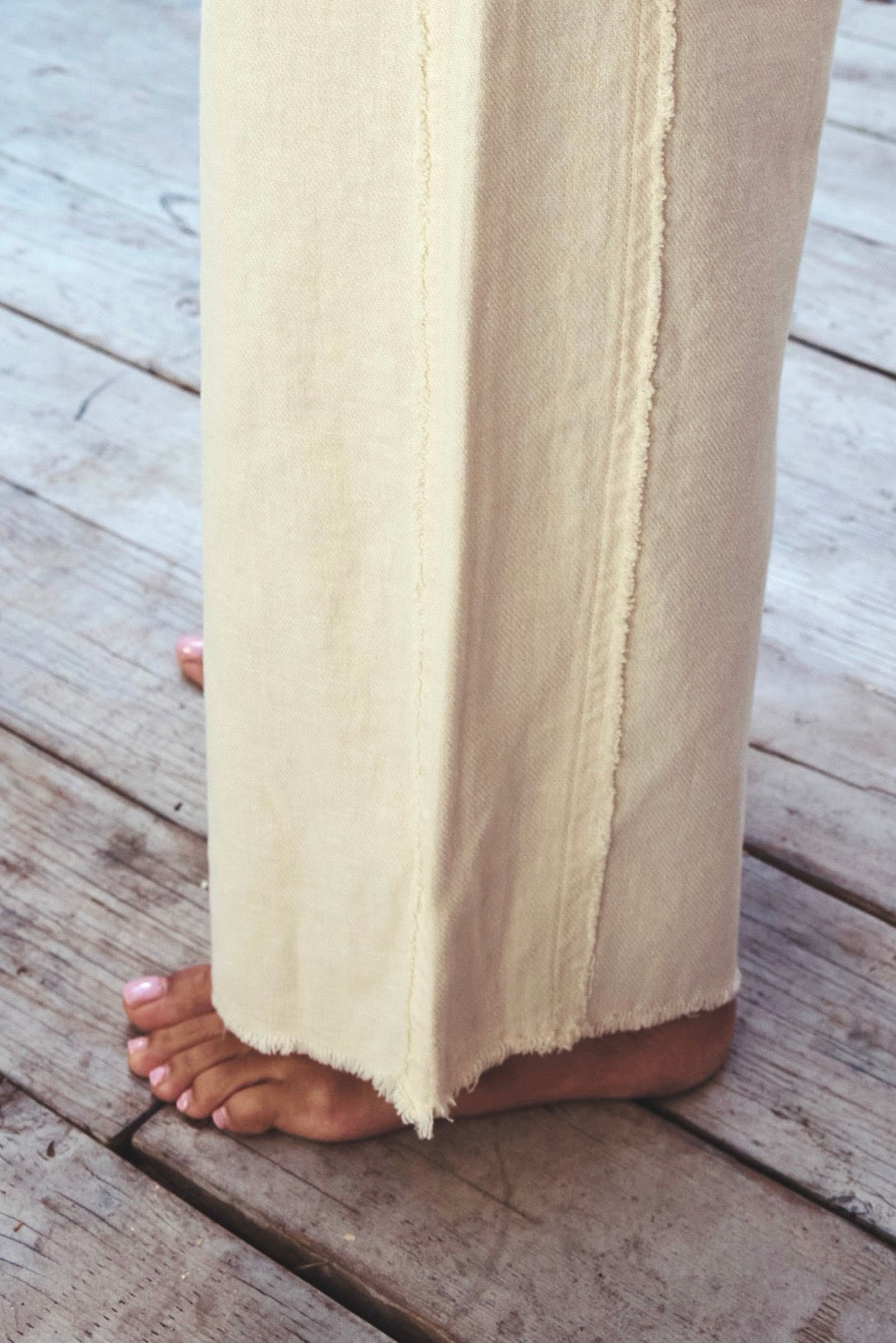 TAMARAC HEMP PANTS / CREAM