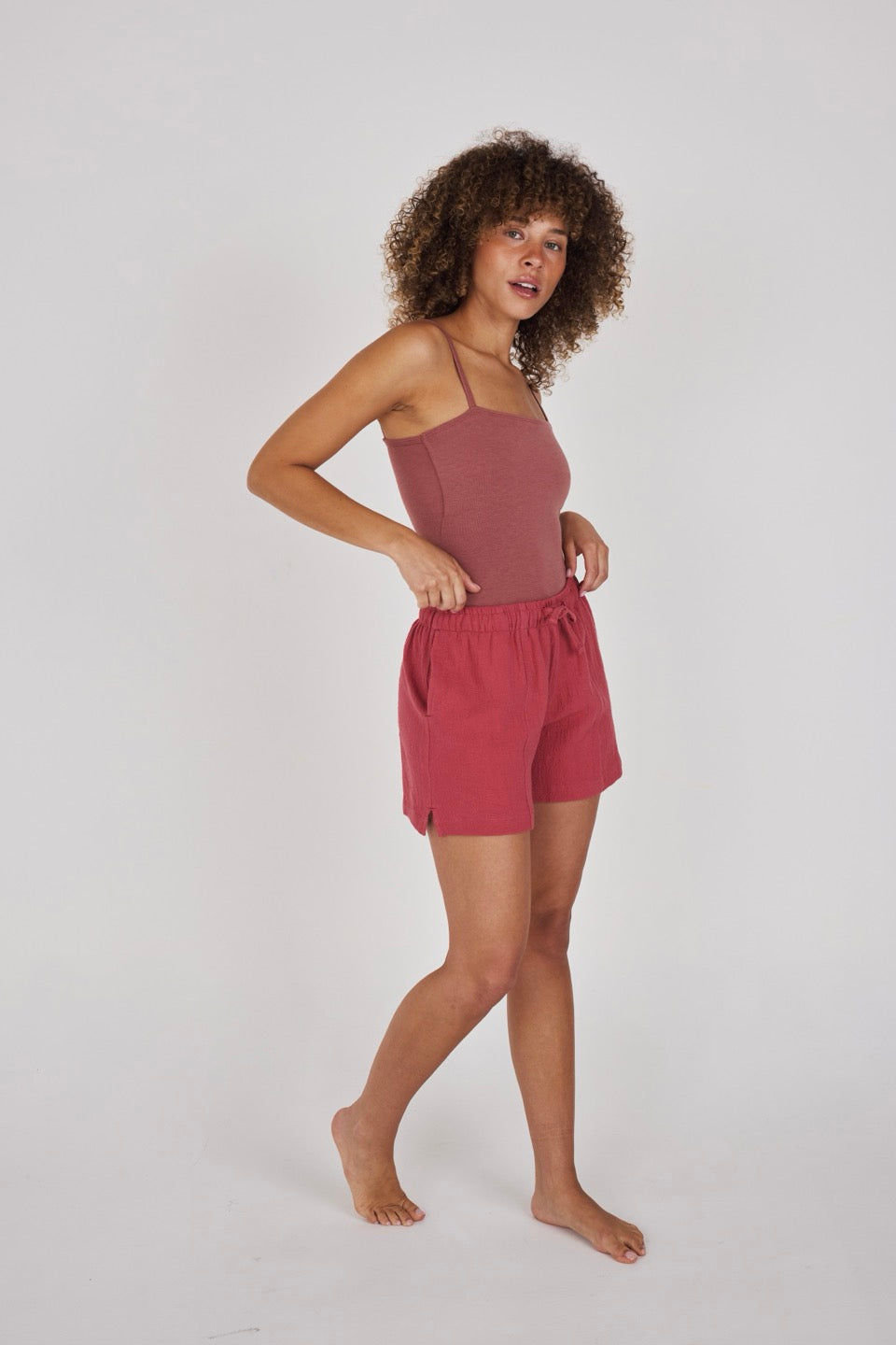 SNAIL SHORTS / RHUBARB