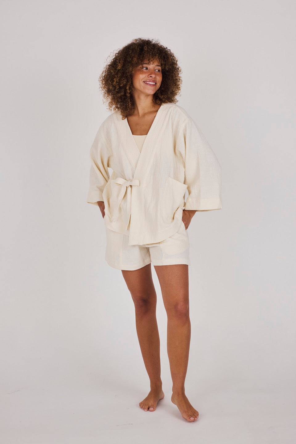 COCOON ROBE / CAULIFLOWER