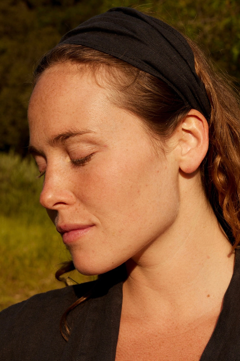 WIDE HEADBAND / BLACK