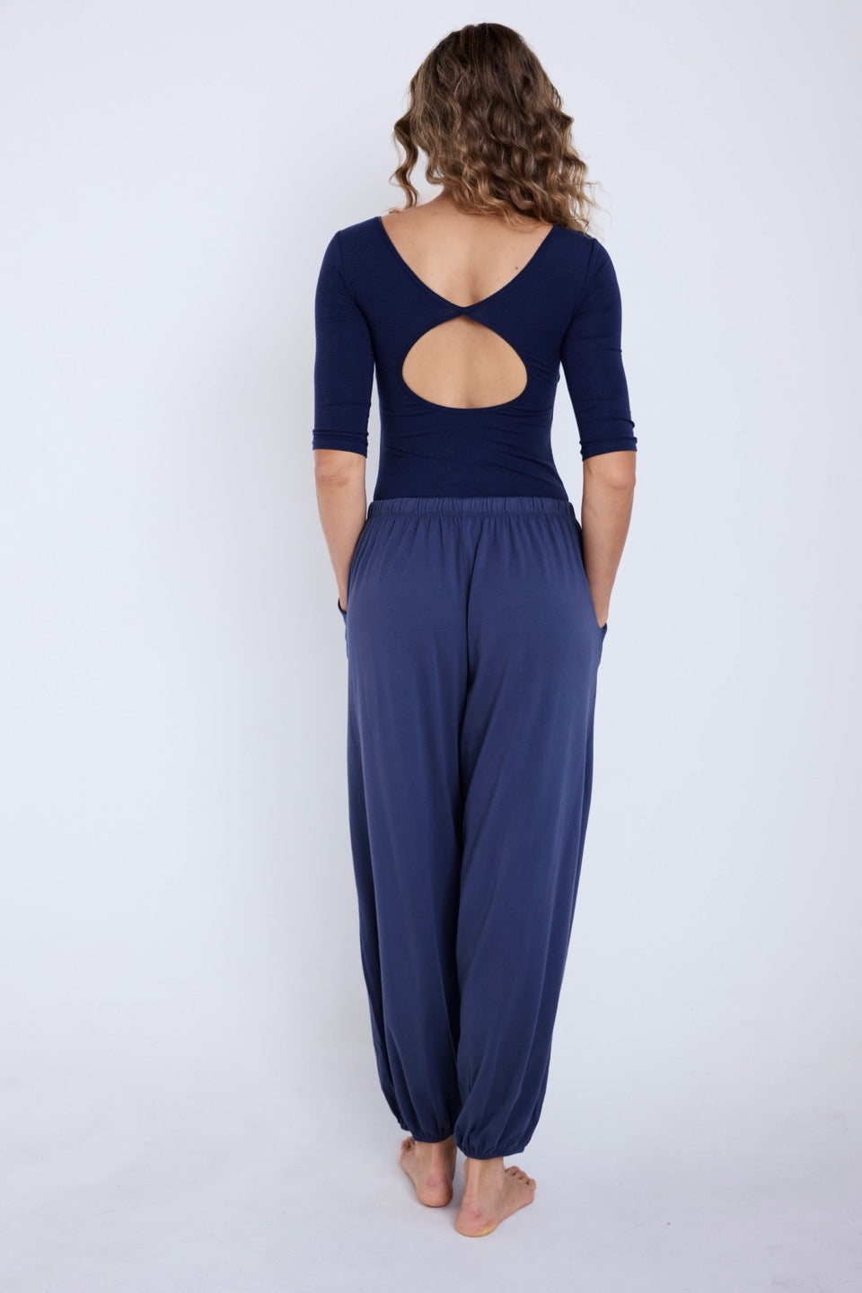 PEONY TOP / NAVY