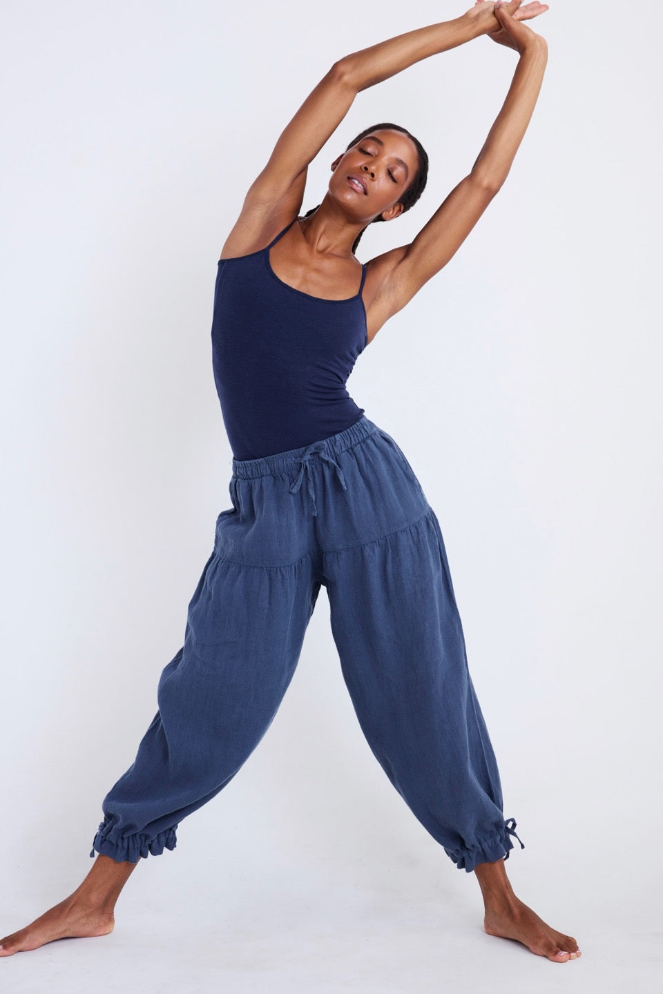 YUCCA STRAPPY BACK TANK / NAVY