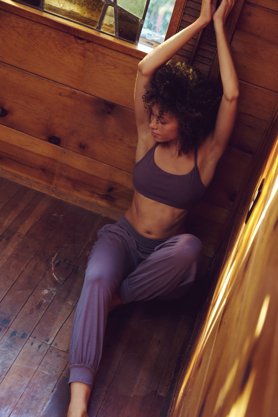 POPPY SCOOP NECK BRA / LAVENDER